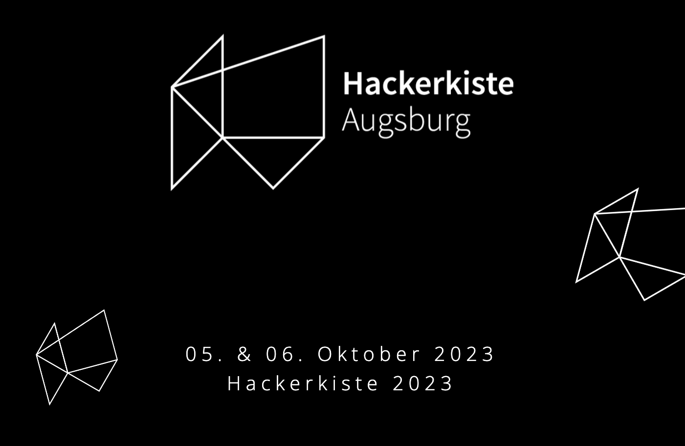 Hackerkiste 2023 in Augsburg: One Unity ist Gold Partner